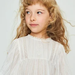 Jasmine Dress in Vintage White by Faune