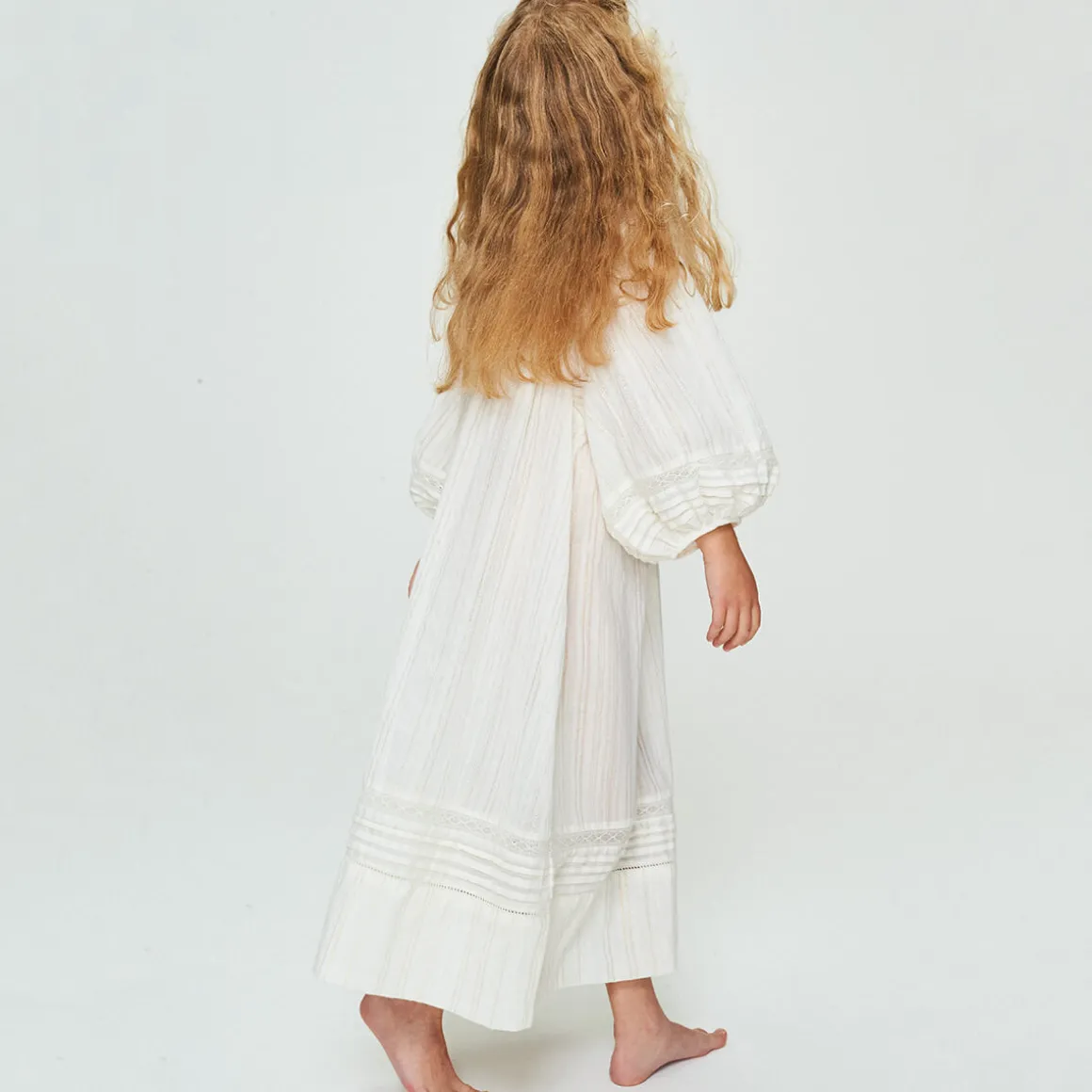 Jasmine Dress in Vintage White by Faune