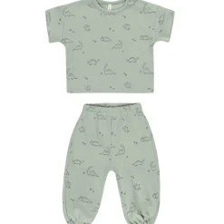 Jersey Tee + Pant Set in Dino by Quincy Mae