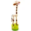 Jiggling Giraffe Push Up Toy by House Of Marbles
