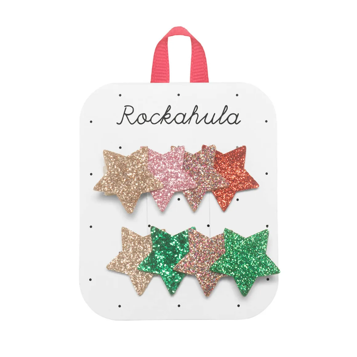 Jolly Glitter Star Clips by Rockahula