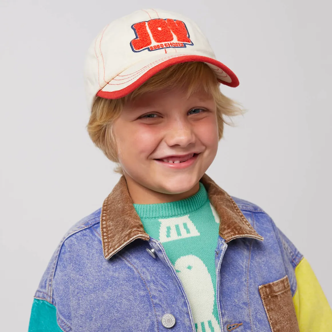Joy Patch Cotton Cap by Bobo Choses