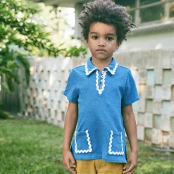 Jumbo Rickrack Leisure Polo in Holland by Misha & Puff - Last Ones In Stock - 4-6 Years
