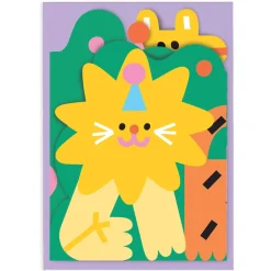 Jungle Fold Out Greetings Card by Susie Hammer for Wrap