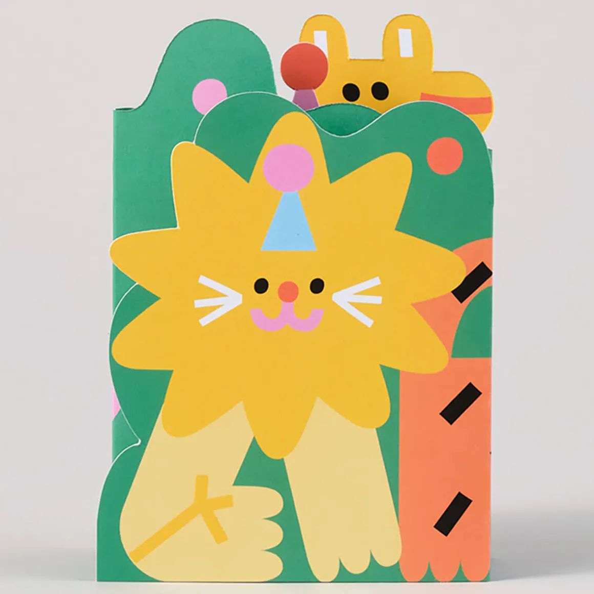 Jungle Fold Out Greetings Card by Susie Hammer for Wrap