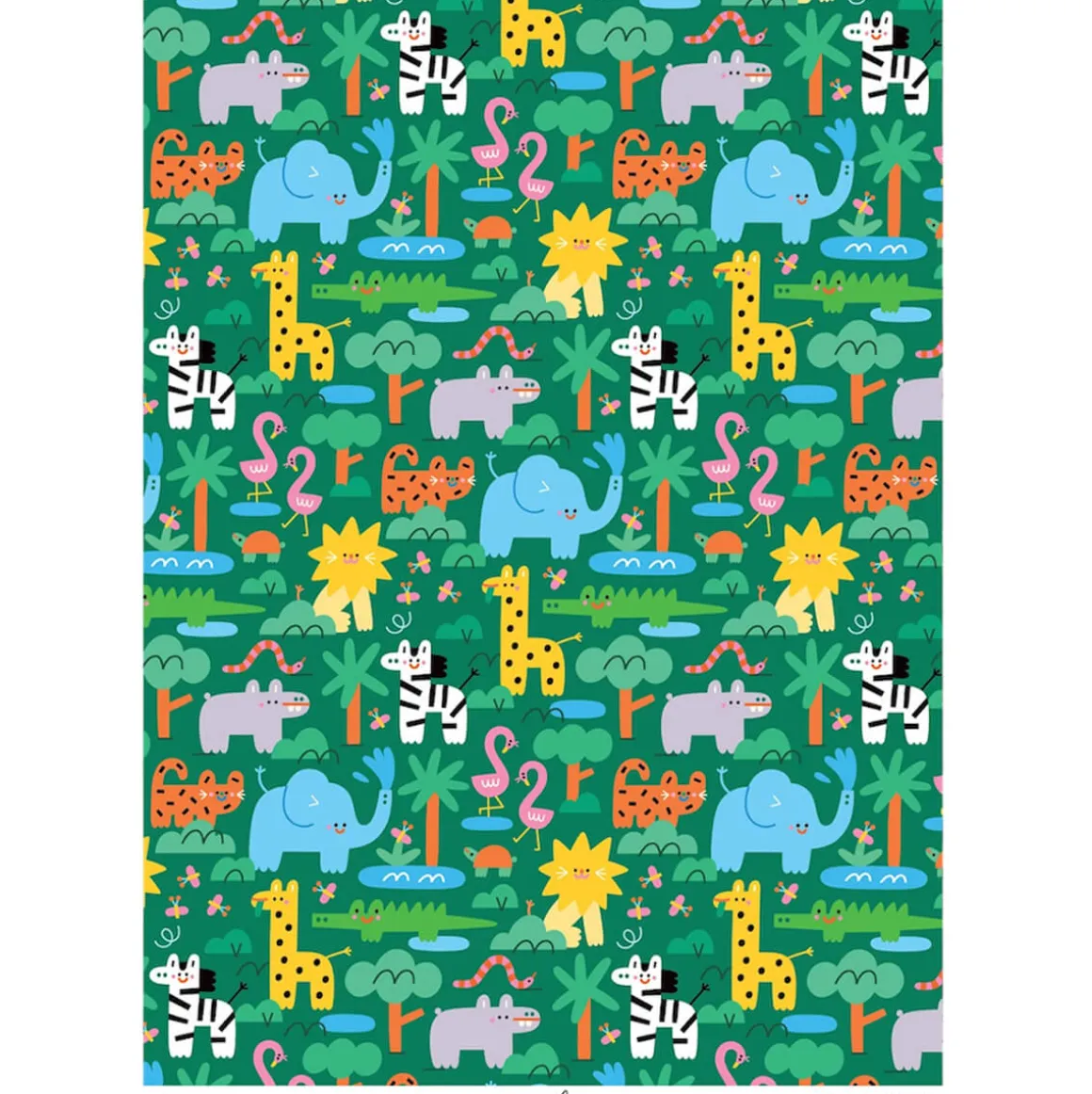 Jungle Gift Wrap by Susie Hammer for Wrap