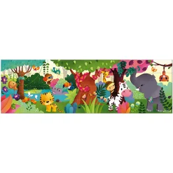 Jungle Panoramic 36 Piece Jigsaw Puzzle In Carry Case by Janod