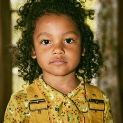 Junior Scout Top in Sprig Trellis by Misha & Puff