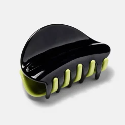 Juno Hair Claw in Black + Chartreuse by Chunks