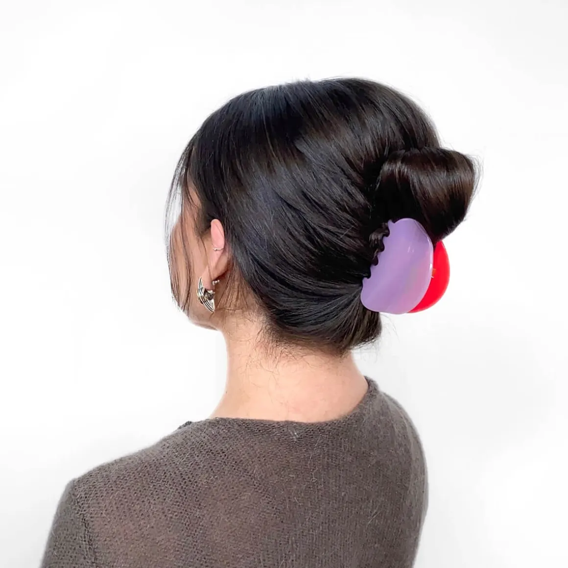 Juno Hair Claw in Lilac & Punch by Chunks