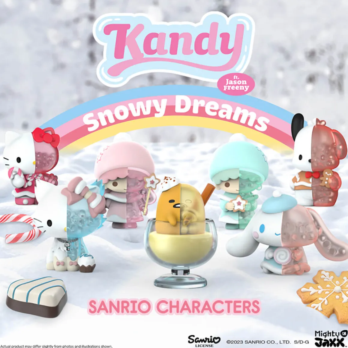 Kandy X Sanrio Ft. Jason Freeny Characters Series 3 Snowy Dreams Edition by Mighty Jaxx