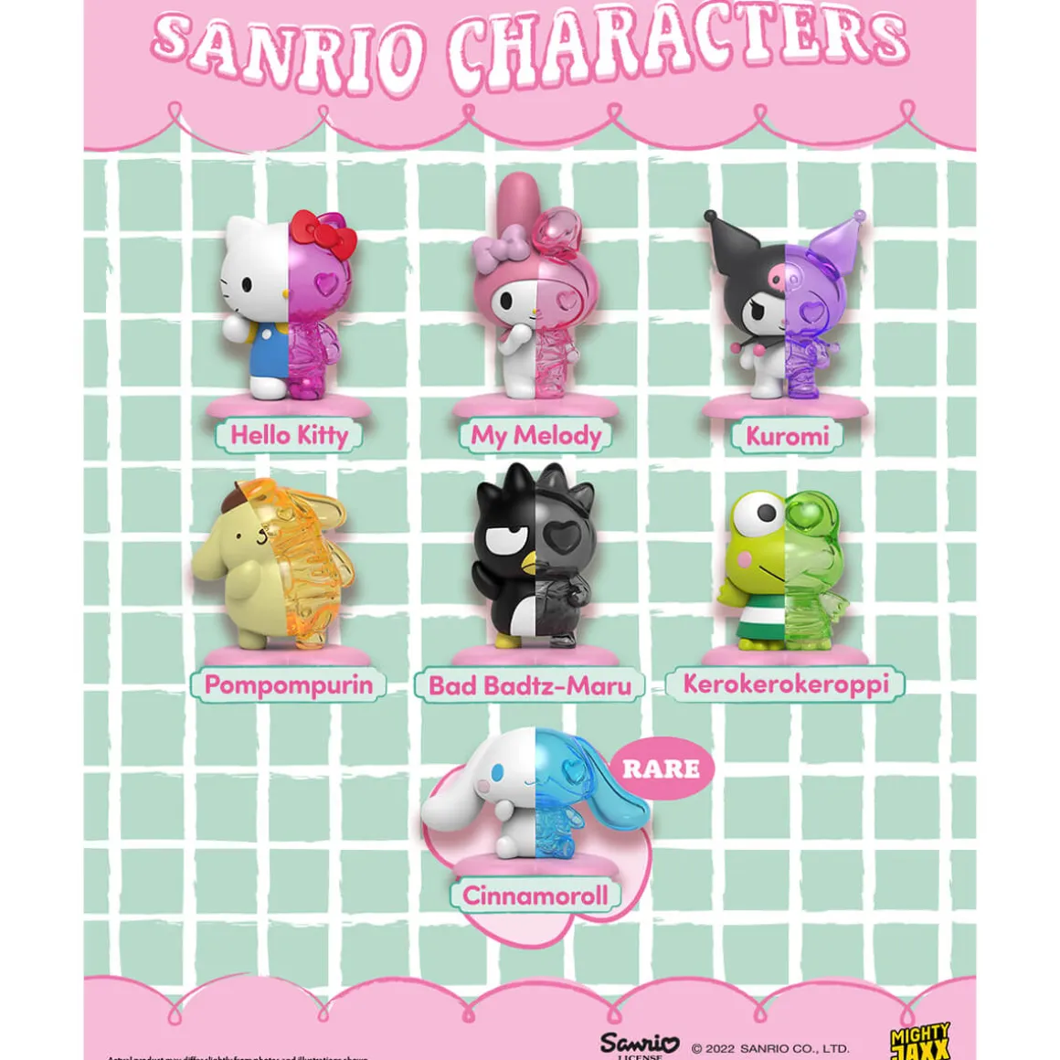 Kandy X Sanrio Ft. Jason Freeny Characters Series 1 by Mighty Jaxx