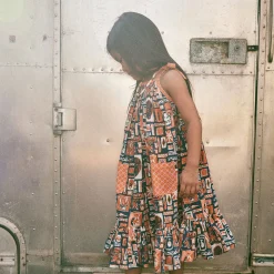 Karina Dress in Marine Blue Colllection by Misha & Puff