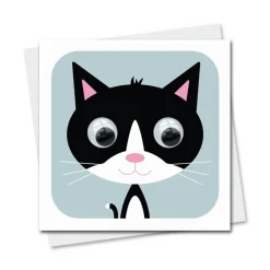 Karl Kitten Greetings Card by Stripey Cats Cards