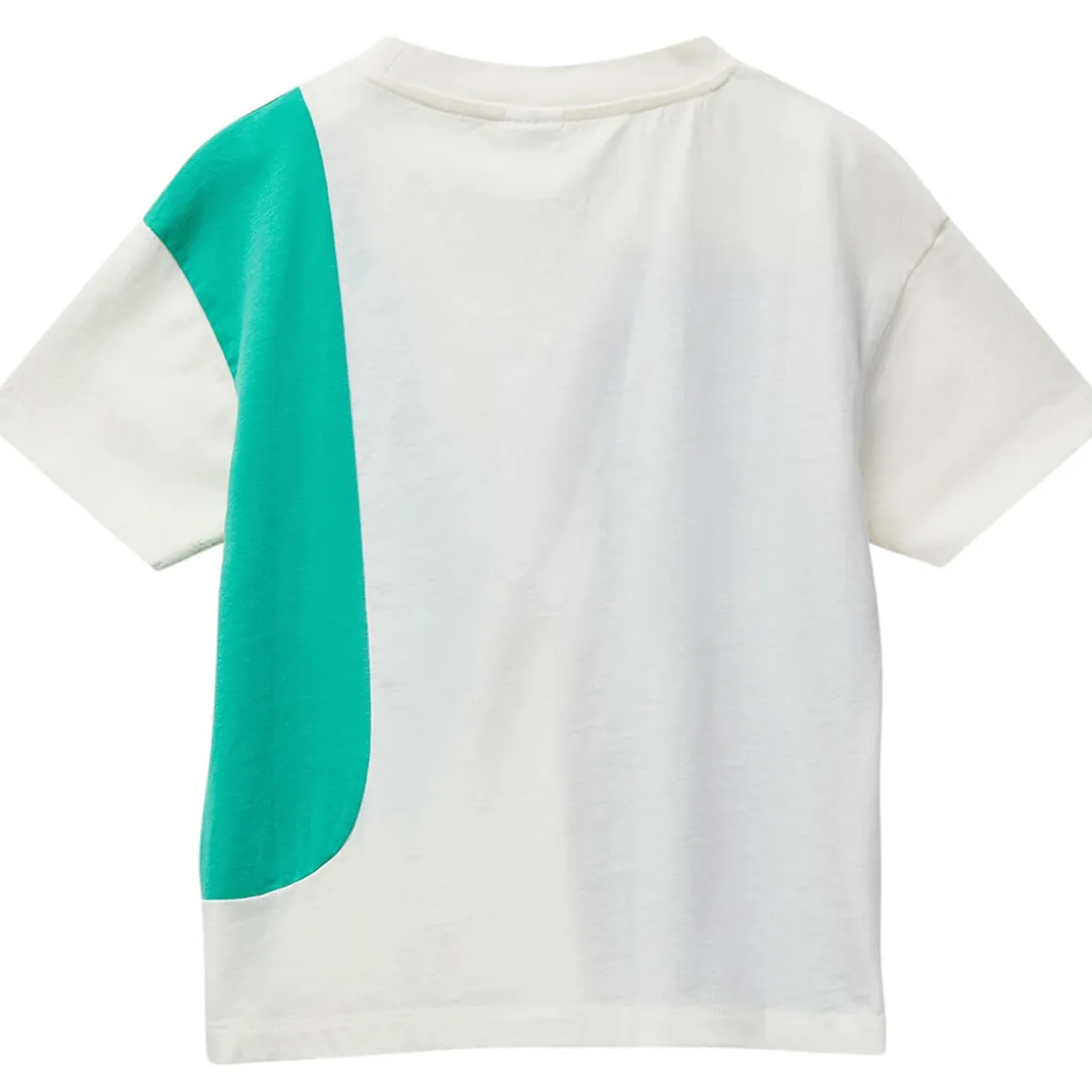 Keel Tee in Ecru, Blue & Green by Wynken