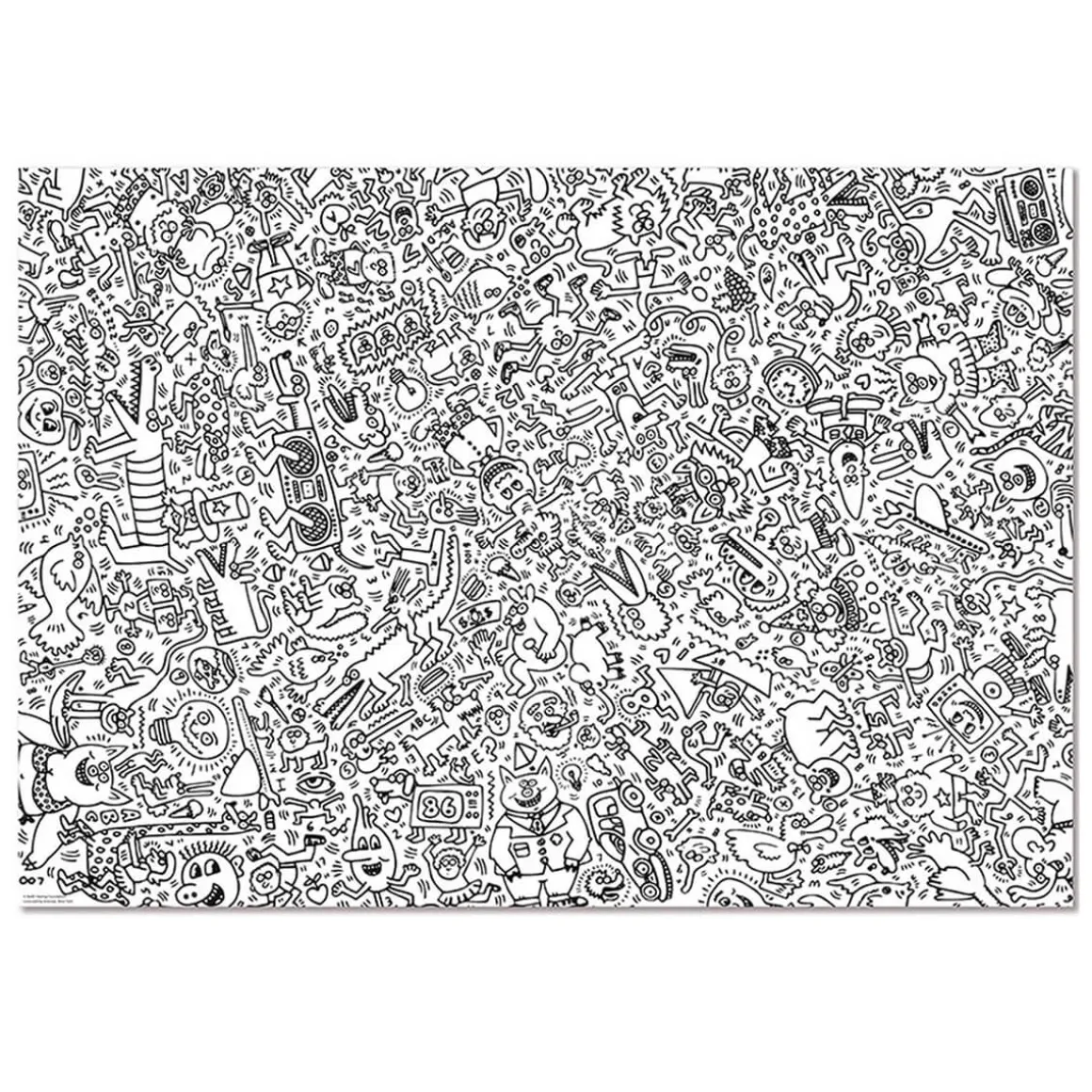 Keith Haring 1000 Pc Puzzle by Vilac