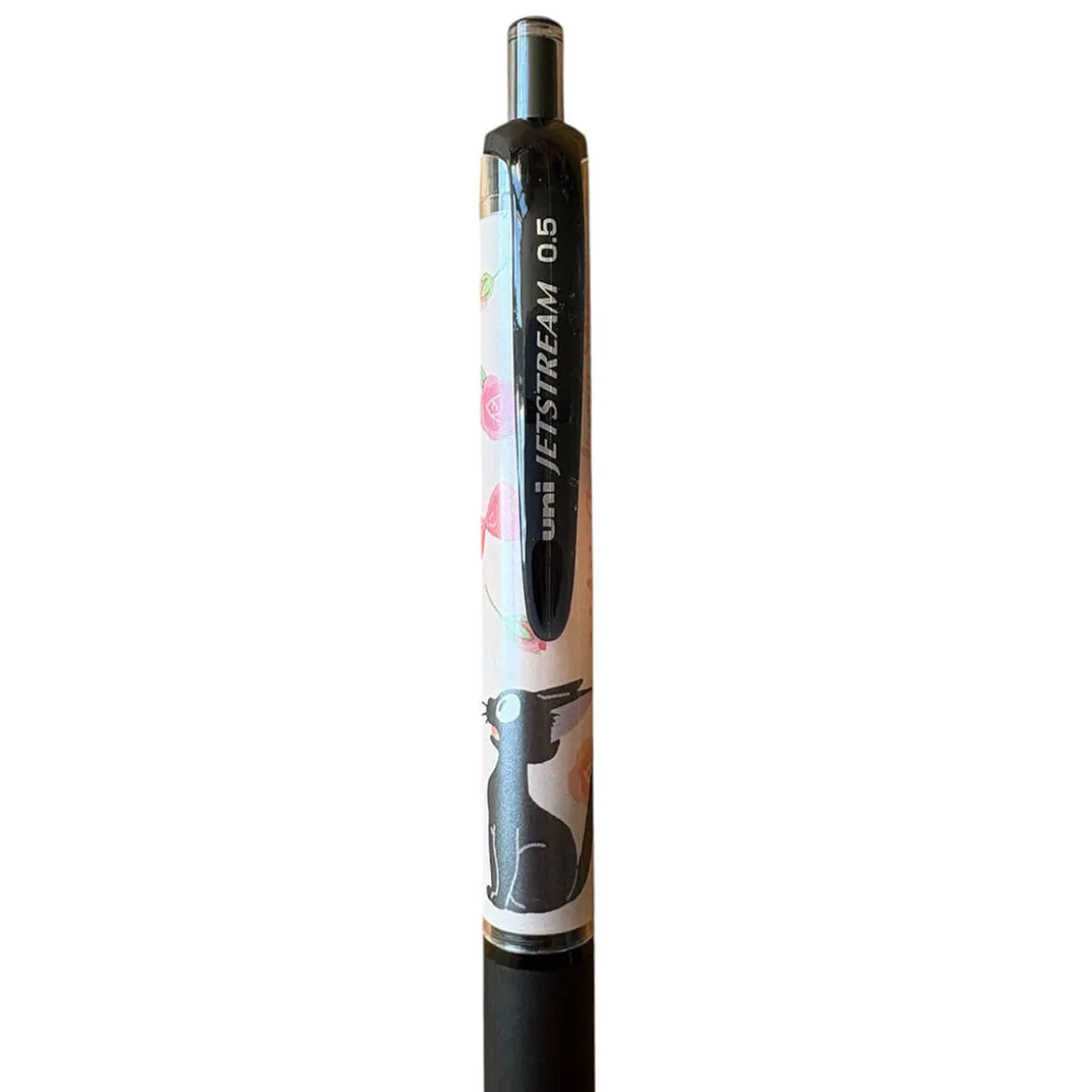 Kiki's Delivery Service Jiji & Flowers Ballpoint Pen by Uni-Ball Japan