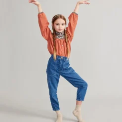Kit Jean in Medium Denim by Soor Ploom - Last Ones In Stock - 4-8 Years