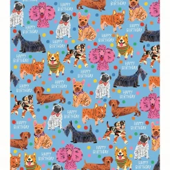 Kitsch Dogs Gift Wrap by Emma Jayne for Earlybird Designs