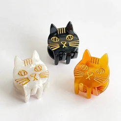 Kitty Large Mini Hair Claw in Various Colours by Hello Sakura
