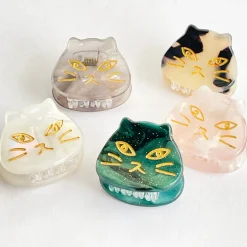 Kitty Mini Hair Claw in Various Colours by Hello Sakura