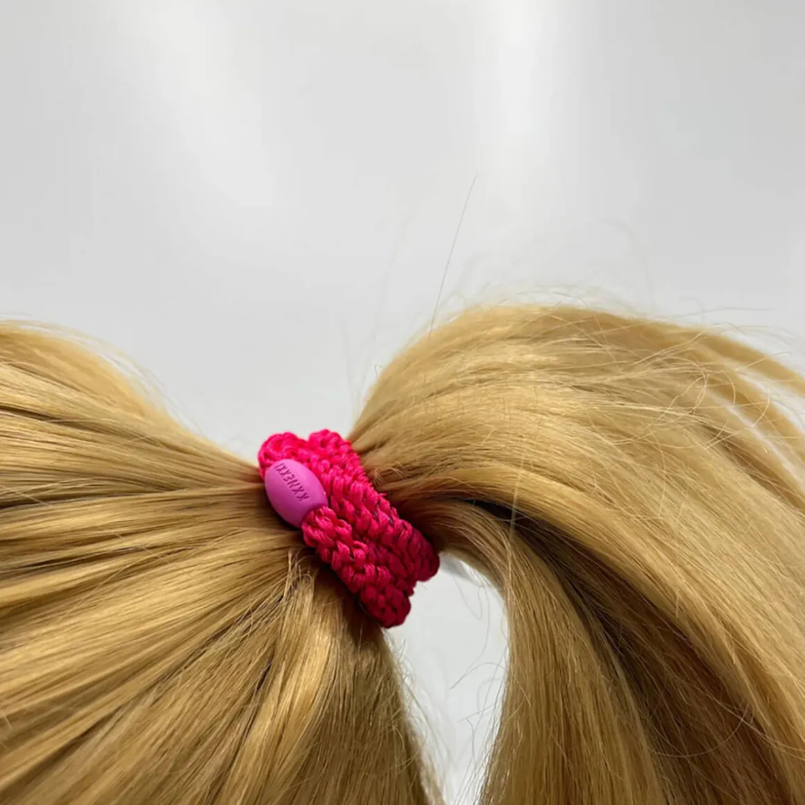 Kknekki Snag Free Hair Band in Strong Pink by Bon Dep