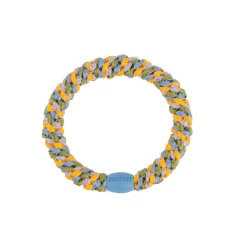 Kknekki Snag Free Hair Band in Light Orange Sky / Blue Glitter by Bon Dep