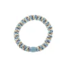 Kknekki Snag Free Hair Band in Light Blue / Gold by Bon Dep