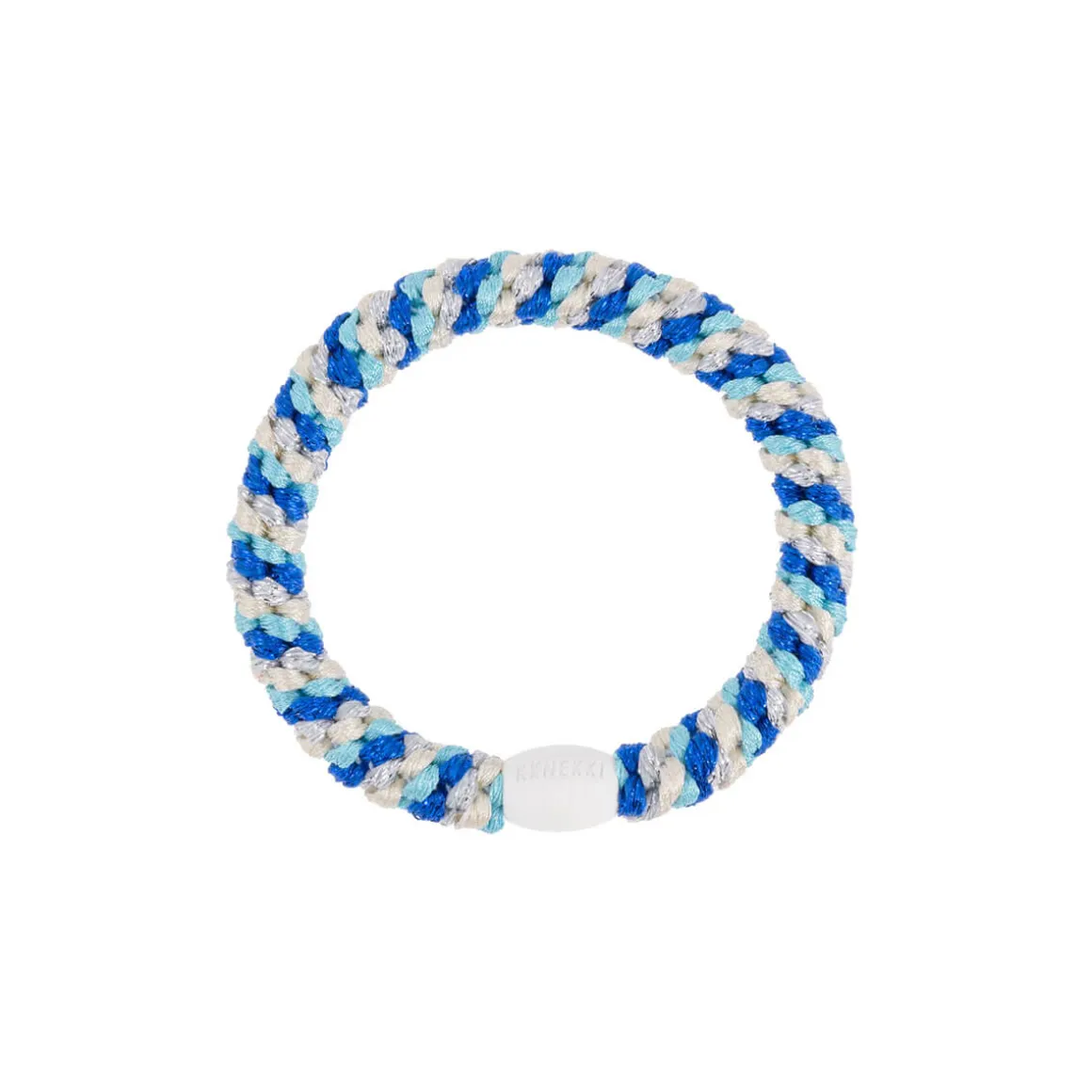 Kknekki Snag Free Hair Band in Electric Blue / Turquoise by Bon Dep