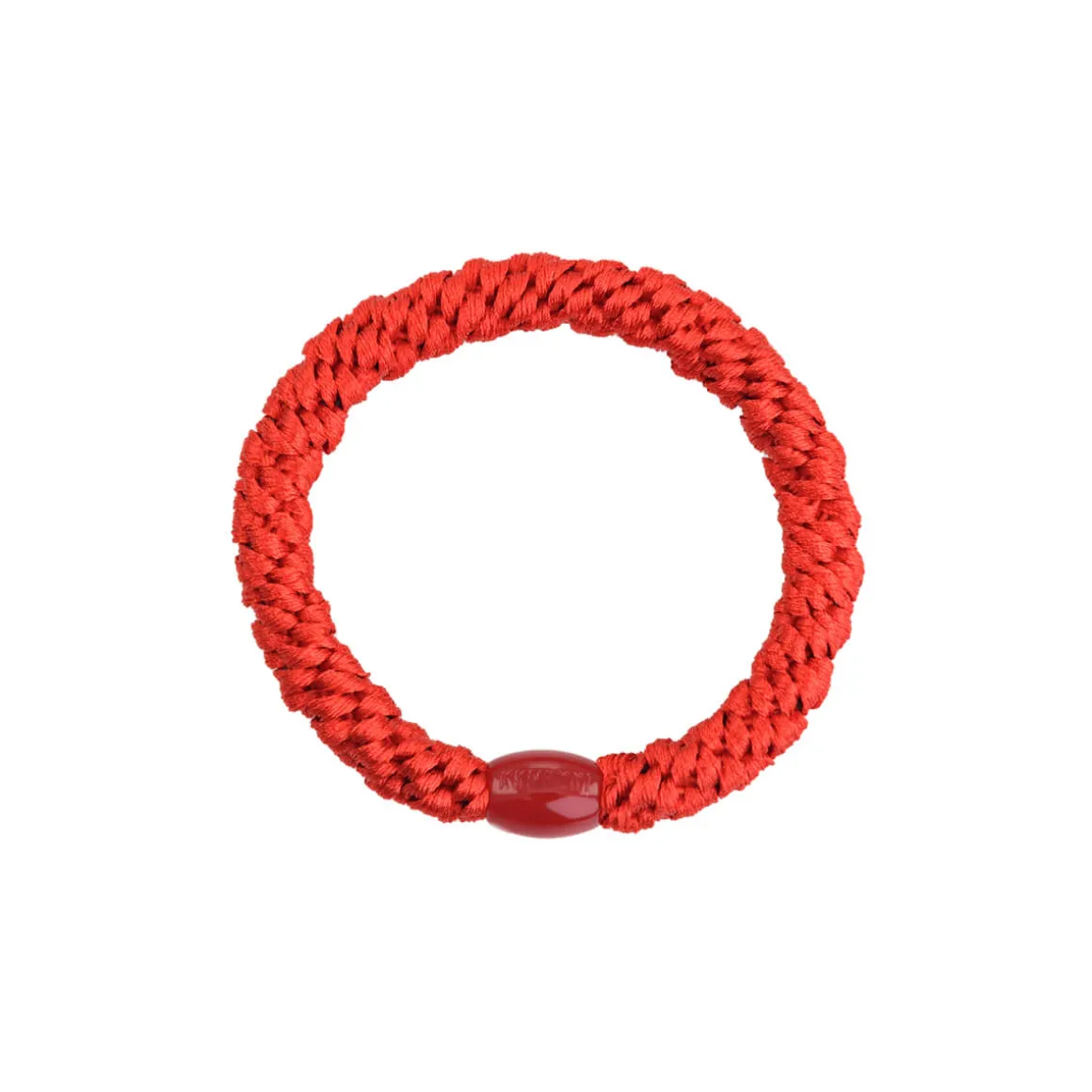 Kknekki Snag Free Hair Band in Clear Red by Bon Dep