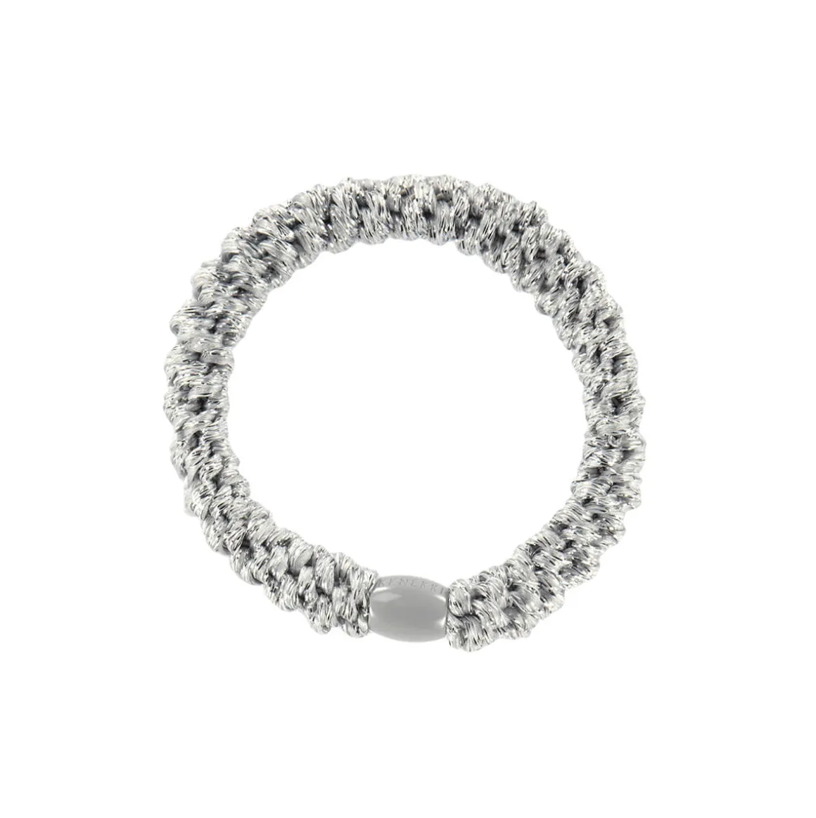Kknekki Snag Free Hair Band in Silver Glitter by Bon Dep