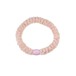 Kknekki Velvet Hair Band in Dusty Light Pink by Bon Dep