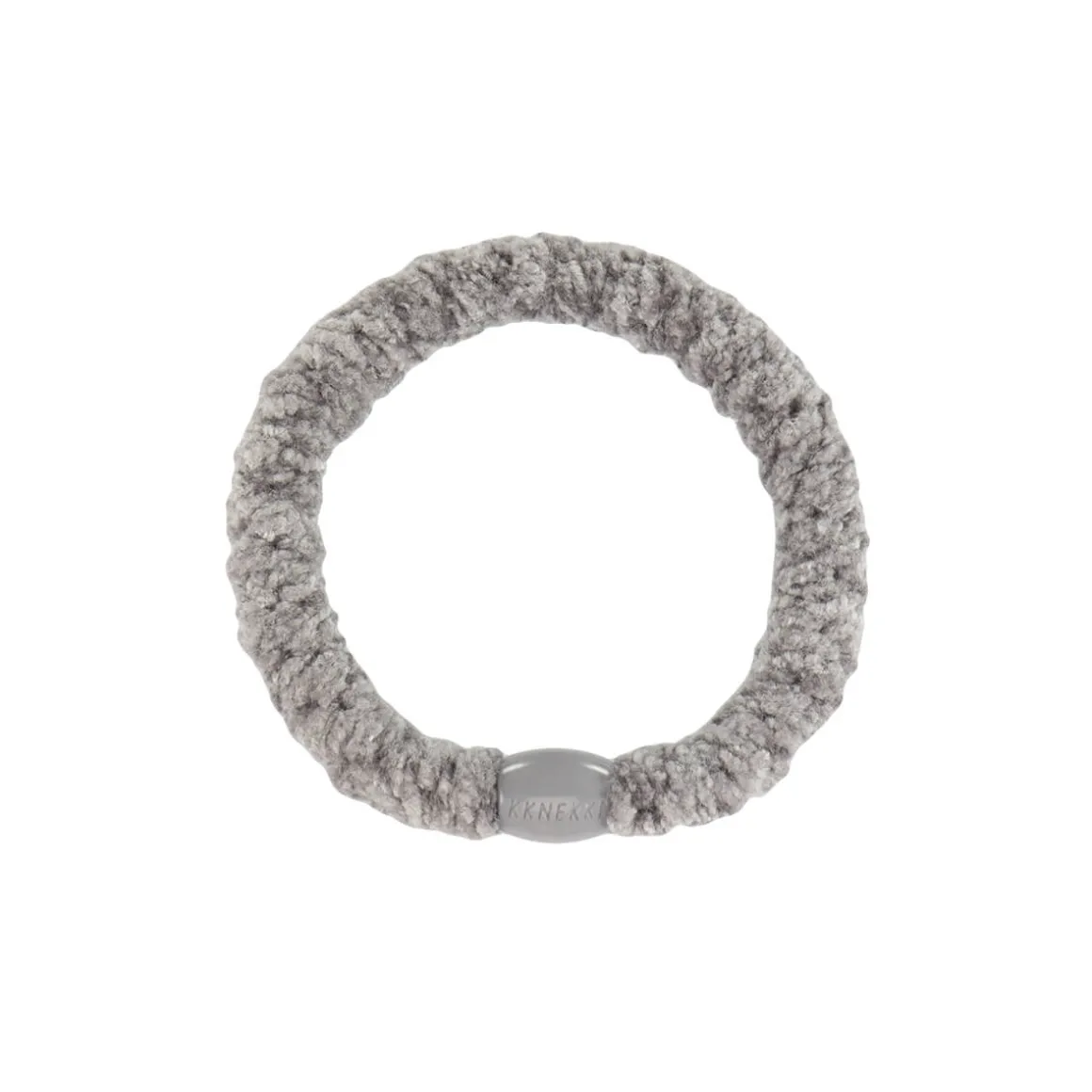 Kknekki Velvet Hair Band in Grey by Bon Dep