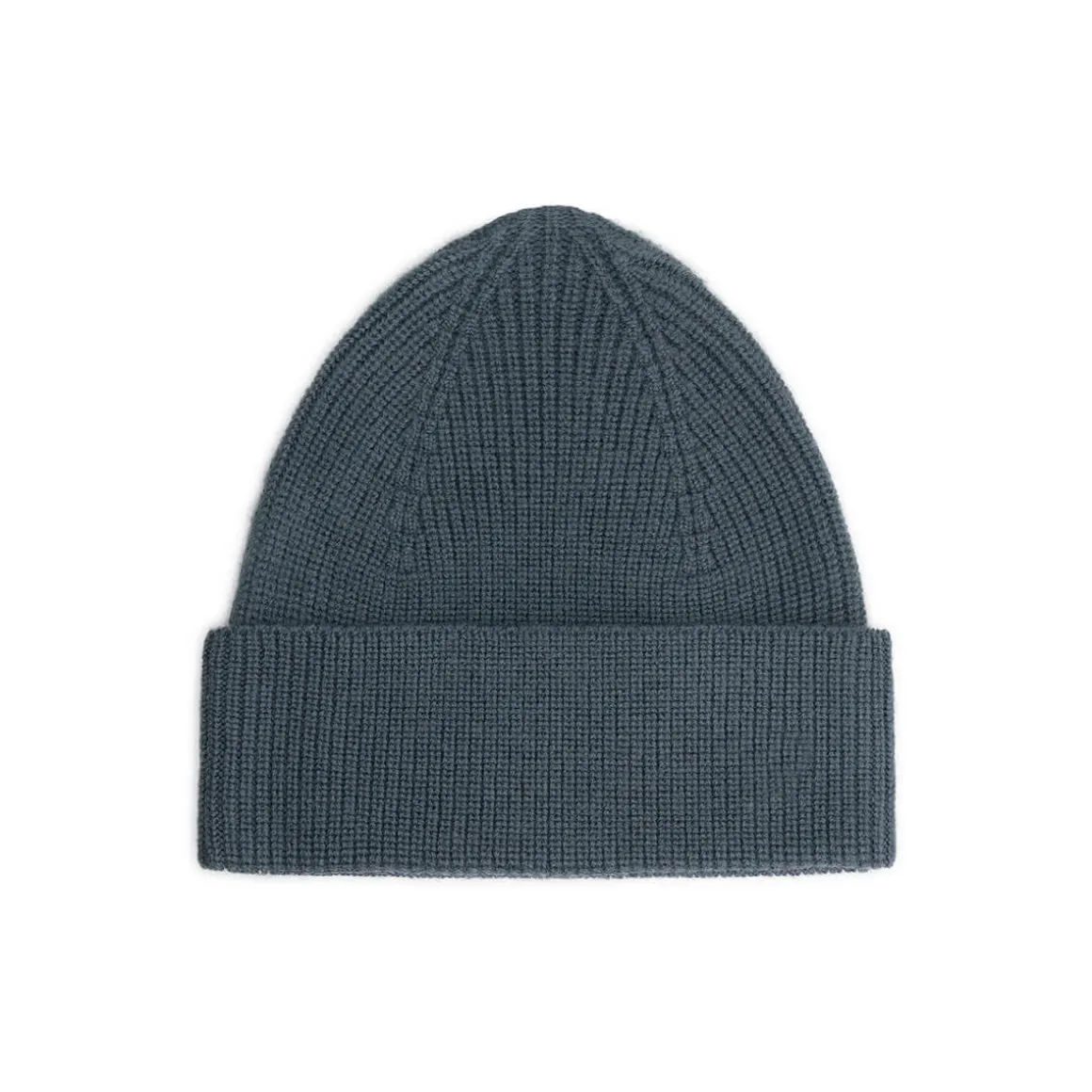 Knitted Beanie in Blue Grey by Gray Label