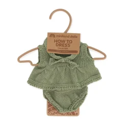 Knitted Dress & Headband Doll Outfit (21cm) by Miniland