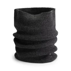 Knitted Endless Scarf in Nearly Black Melange by Gray Label