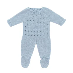 Knitted Pajama Doll Outfit (38cm) in Blue by Miniland
