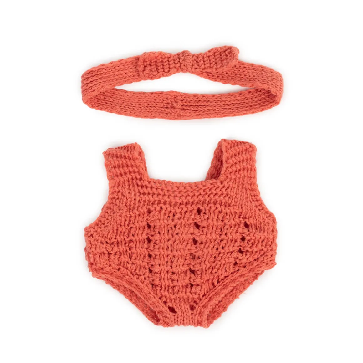 Knitted Romper & Headband Doll Outfit (21cm) by Miniland