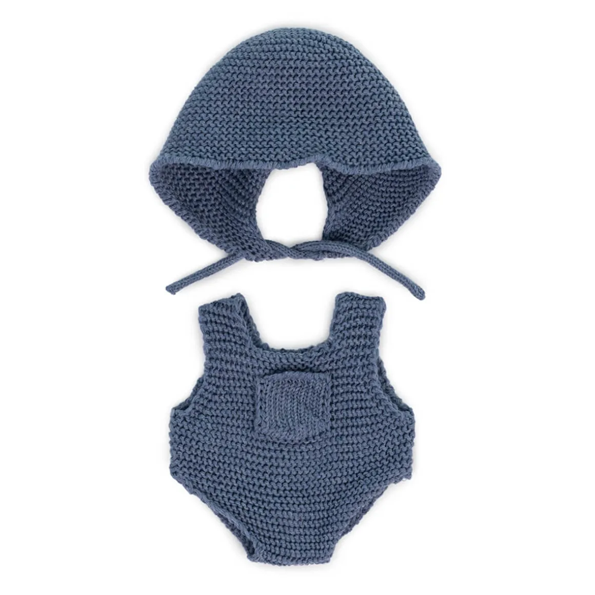 Knitted Romper & Hood Doll Outfit (21cm) by Miniland