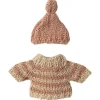 Knitted Sweater And Hat for Big Sister Mouse by Maileg