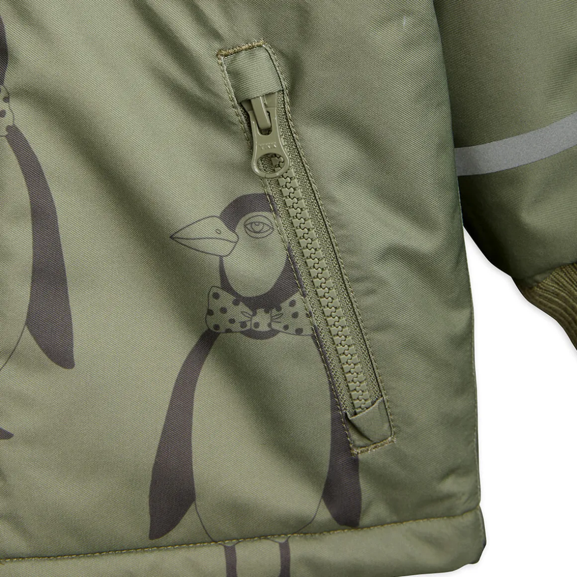 K2 Penguin Parka in Green by Mini Rodini