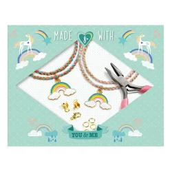 Kumihimo Rainbow You And Me Twin Bracelets Craft Kit by Djeco
