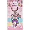 Kuromi Sakura Festival Enamel Charm Keyring by Tokidoki