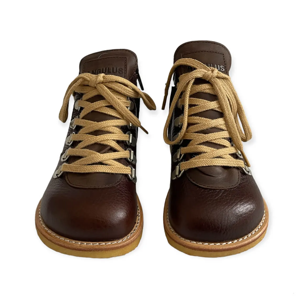 Lace Up Boots With Zipper in Angulus Brown by Angulus - Last One In Stock - 25 EUR
