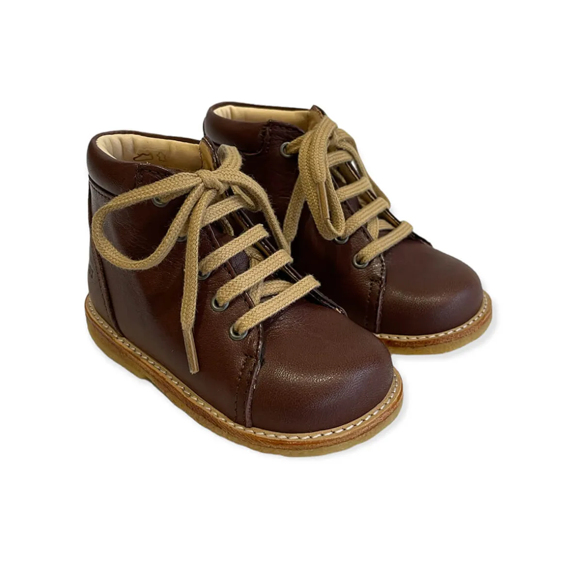 Lace Up Starter Boots in Angulus Brown by Angulus