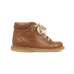 Lace Up Starter Boots in Cognac by Angulus