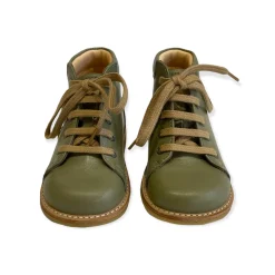 Lace Up Starter Boots in Light Khaki by Angulus - Last Ones In Stock - EUR 20-22