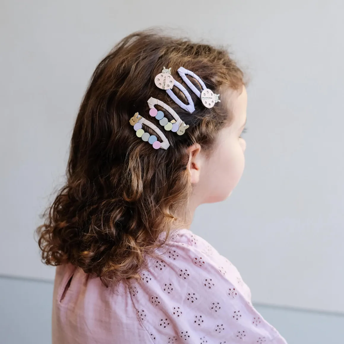 Ladybird & Caterpillar Clic Clac Hair Clips by Mimi & Lula