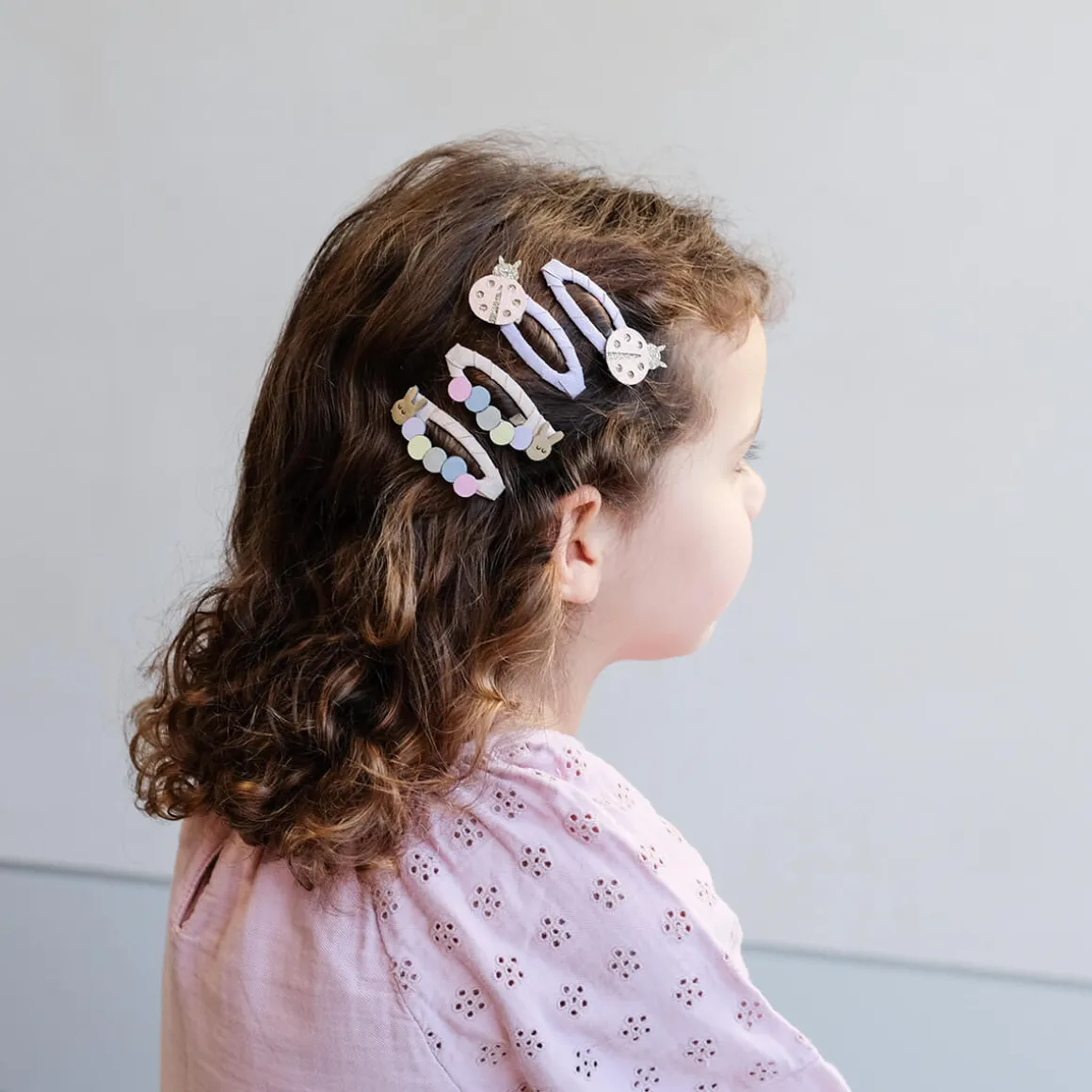 Ladybird & Caterpillar Clic Clac Hair Clips by Mimi & Lula