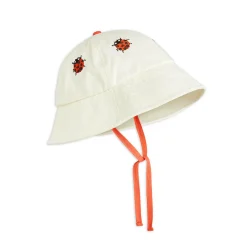 Ladybugs Embroidered Sun Hat by Mini Rodini